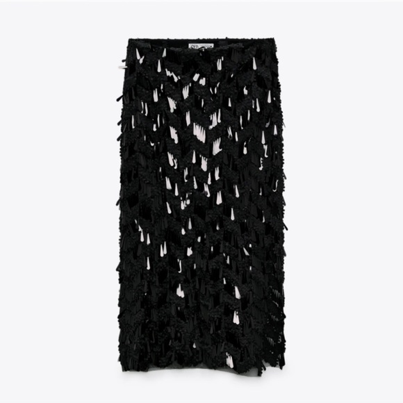 Zara sequin midi skirt - Picture 7 of 12